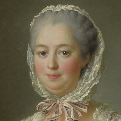 Madame de Pompadour at her embroidery loom - Drouais