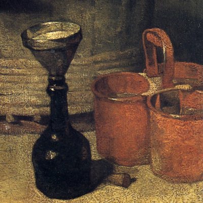 Un garçon cabaretier qui nettoie un broc - Chardin