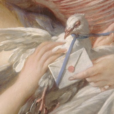 Le billet doux (version de Washington) - Boucher