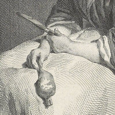 La ratisseuse - Lépicié d’après Chardin