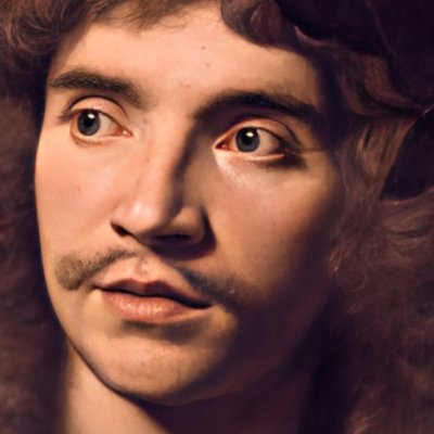 Molière dans le rôle de César (Corneille, La Mort de Pompée) - Mignard