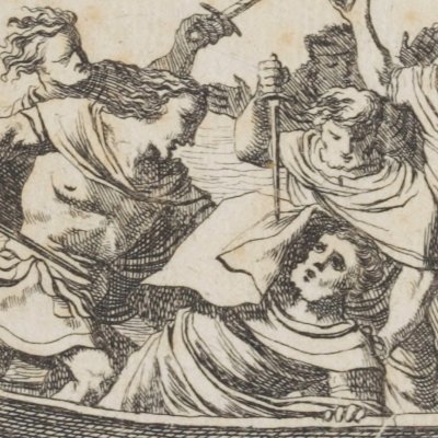 Frontispice de La Mort de Pompée (Corneille, éd. 1644) - Chauveau