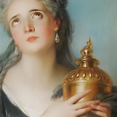Adrienne Lecouvreur en Cornélie (Corneille, La Mort de Pompée) - Coypel