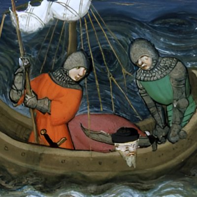 La mort de Pompée (Boccace, De casibus, Bnf ms français 226) - Maître de Rohan