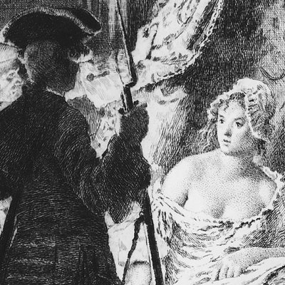 La pâtissière & l’intendant (Jacques le Fataliste, 1884) - Maurice Leloir