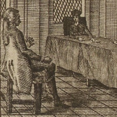 Déterville interrogé (Aline &Valcour, 1795, t2, IV face p464)
