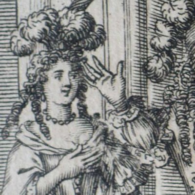 Amphitryon, frontispice (Molière, IV, 1682) - Brissart