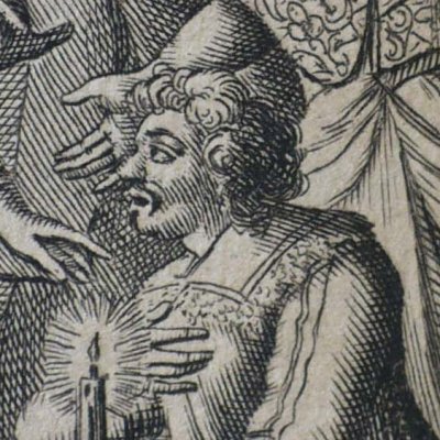 George Dandin, frontispice (Molière, IV, 1682) - Brissart