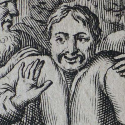 Le Bourgeois Gentilhomme, frontispice (Molière, V, 1682) - Brissart