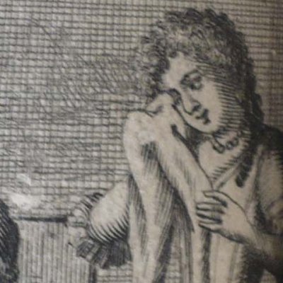 Le Malade imaginaire, frontispice (Molière, VIII, 1682) - Brissart