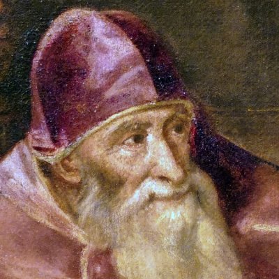 Portrait du pape Paul III avec ses neveux, Horace et Alexandre Farnèse - Titien
