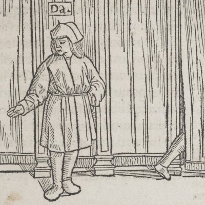 L’Andrienne, acte I, scène 3 (Térence, Comédies, Trechsel, 1493)
