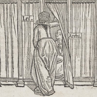 L’Andrienne, acte I, scène 4 (Térence, Comédies, Trechsel, 1493)
