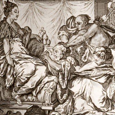 Esther (Œuvres de Racine, Cie des Libraires, 1767) - Fessard > De Sève