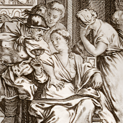 Mithridate (Œuvres de Racine, Cie des Libraires, 1767) - Fessard > De Sève