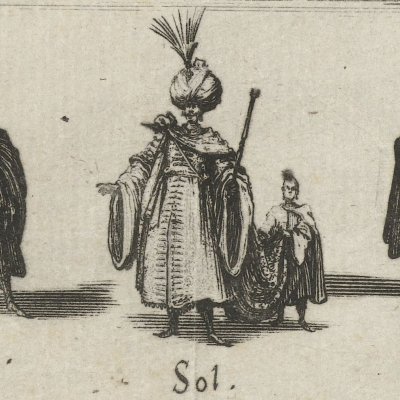 Acte I de la tragédie Il Solimano, de Bonarelli della Rovere - Jacques Callot