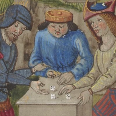Jeux funèbres en l’honneur d’Anchise (Énéide de Saint-Gelais, Bnf Français 861, f43v)