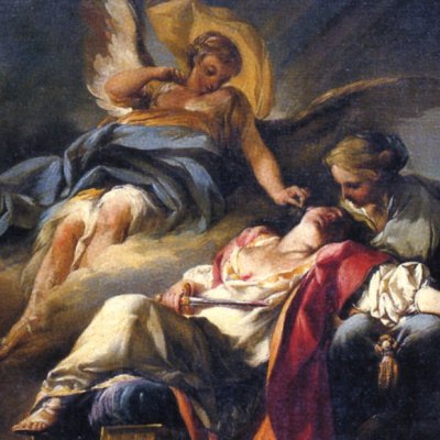 La mort de Didon - autrefois attribué à Carle Vanloo