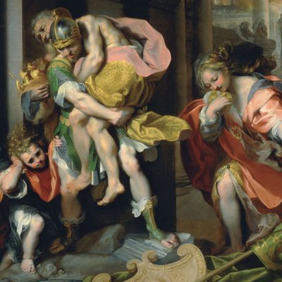 Énée quittant Troie - Federico Barocci
