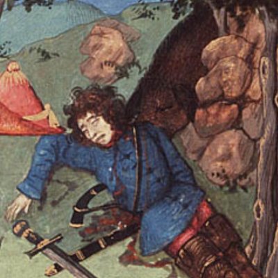 La mort d’Adonis (Epître d’Othéa, La Haye KB 74G27, f60v)