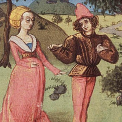Echo et Narcisse (Epître d’Othéa, La Haye KB 74G27, f82)