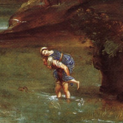 Paysage avec un gué - Le Dominiquin
