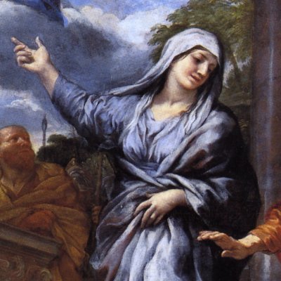 La sibylle de Tibur annonce à Auguste l’avènement du Christ - Pierre de Cortone