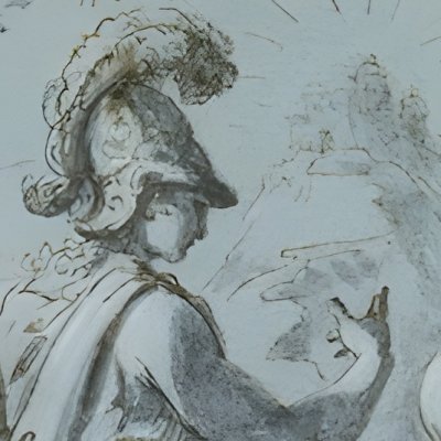 Le jugement d’Hercule (dessin du Louvre) - Paolo de’ Matteis