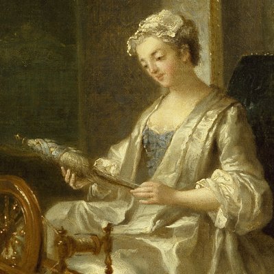 Intérieur avec deux femmes / L’Industrie et l’oisiveté - Jeaurat