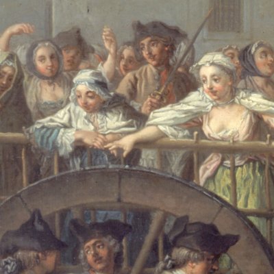 Transport de prostituées à la Salpêtrière - Jeaurat