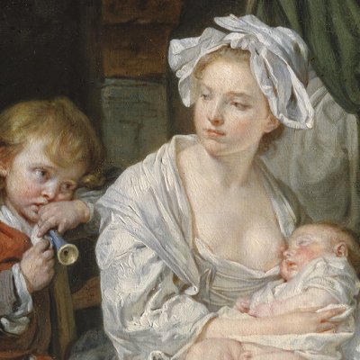 Le Repos, dit aussi « Silence ! » - Greuze