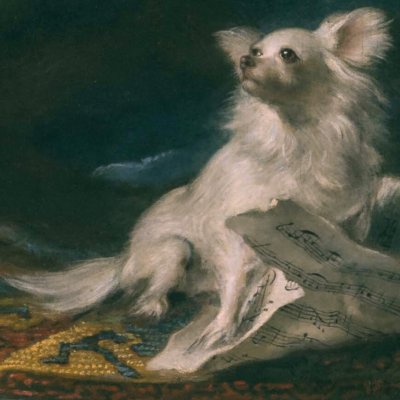 Madame Adélaïde en habit de cour tenant un livre de musique - Nattier