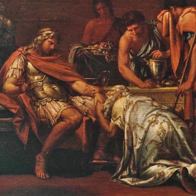 Priam aux pieds d’Achille (version de la Tate Gallery) - Gavin Hamilton