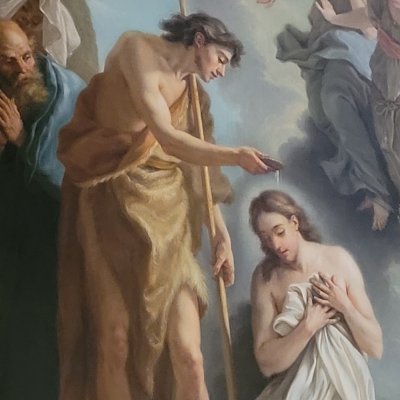 Le baptême du Christ - Amédée Van Loo