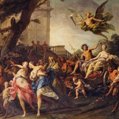 Le triomphe de Bacchus et d’Ariane - Restout