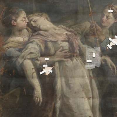L’évanouissement d’Esther (version du Louvre) - Restout