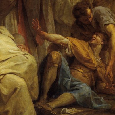 Saint Bernard présente l’hostie au duc d’Aquitaine - Restout