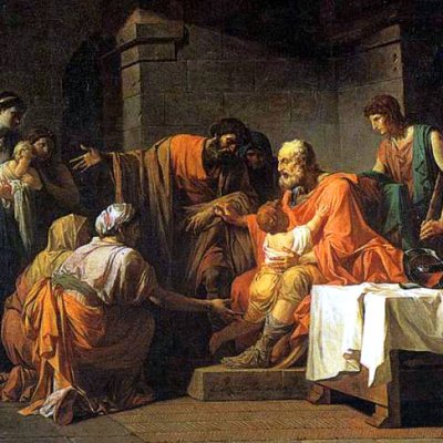 Bélisaire recevant l’hospitalité d’un paysan (version de Toulouse) Peyron