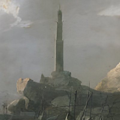 Marine avec le phare de Gênes - Blanckerhoff
