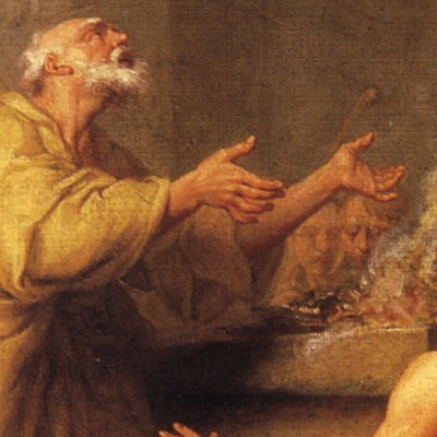 Le Sacrifice de Manué (?) - Carle Vanloo
