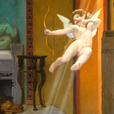 Cupidon s'enfuit (Histoire d'Anacréon) - Jean-Léon Gérôme