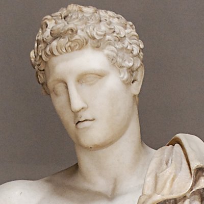 Antinoüs du Belvédère, dit aussi le Lantin - copie romaine d’après Praxitèle (?)