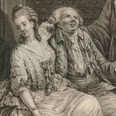 Le Lever de la mariée - Trière d’après Dugourc