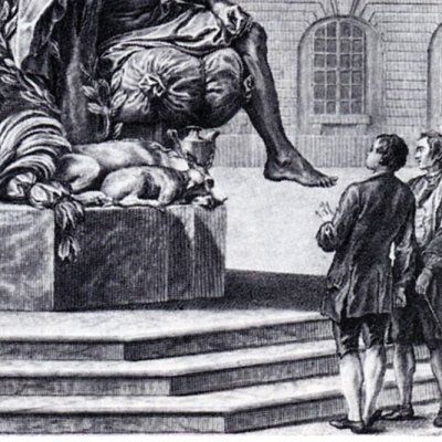 Monument to Louis XV, Reims, Place Royale -Cochin and Moitte after Pigalle