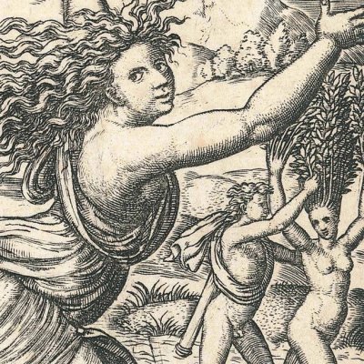 Daphné poursuivie (Histoire d'Apollon et Daphné) - Le Maître au Dé > Peruzzi