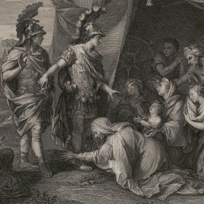 La famille de Darius aux pieds d’Alexandre - Audran d’après Le Brun