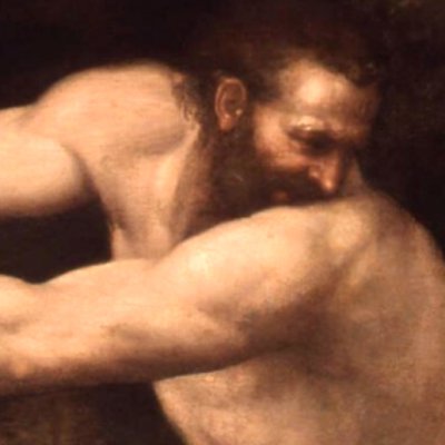 Milon of Crotone attacked by wild beasts - Pordenone