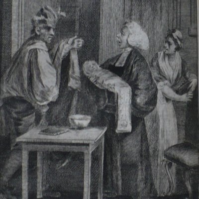 La naissance de Tristram Shandy (Tristram Shandy, 1784, II, 293)