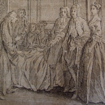 Pamela dans la société (Pamela, Leipzig 1750, fig19) - Brühl