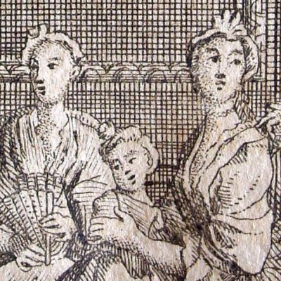 La visite de la Comtesse (Pamela, Leipzig 1750, fig25) - Brühl